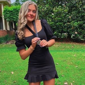 MWT Princess Polly Black Mini Dress Sz 2 XS perfect LBD for Graduation or Party